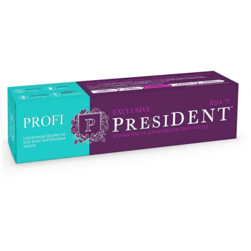 PRESIDENT PROFI Exclusive - зубная паста (100мл), Betafarma SpA, Италия  