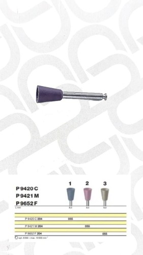 Полировочный бор по керамике 2-я ступень / P 9421 M 204.055, Drendel + Zweiling DIAMANT GmbH, Германия  